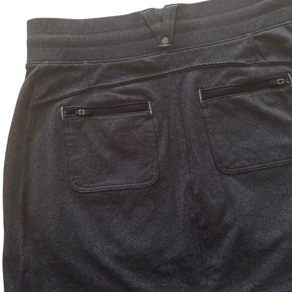 Athleta Skort Active Athletic Stretch Zip Pocket Skirt Shorts Gray M bv - Picture 4 of 8